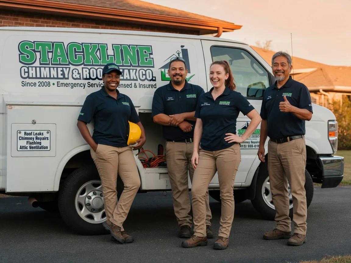 Chimney flashing repair company in Potter Valley, CA
